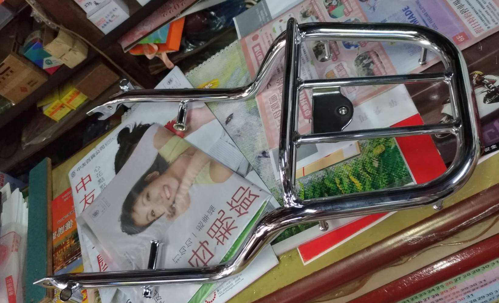 後架-三陽傳奇125後架有反光片.三陽原廠